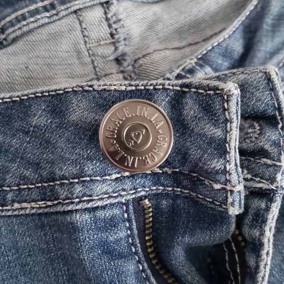 Grace in LA Women's boot cut Jeans - Picture 3 of 7